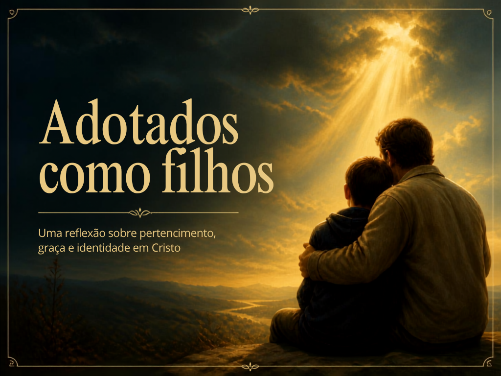ADOTADOS COMO FILHOS!